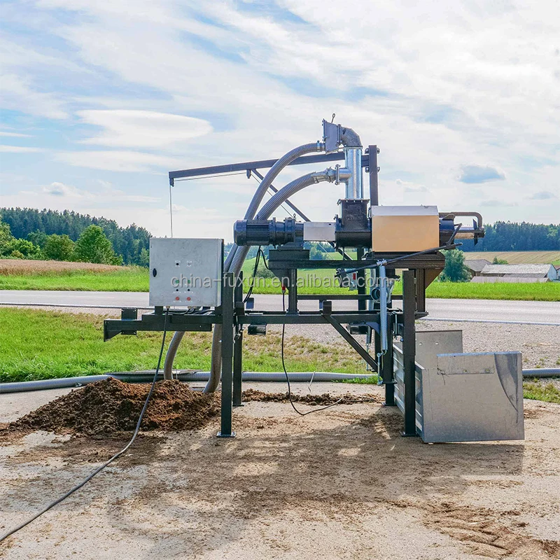 Animal Dung Solid Liquid Separator Cow Manure Solid Liquid Separator Pig Dung Manure Dehydration Squeezer