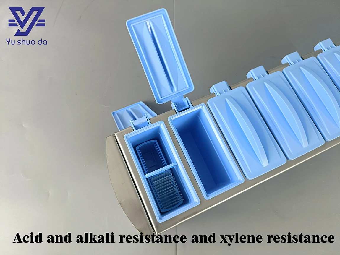 24 Pieces Pathology Staining Jar And Rack Buy 24 Pieces Microscope Slides Staining Rack And