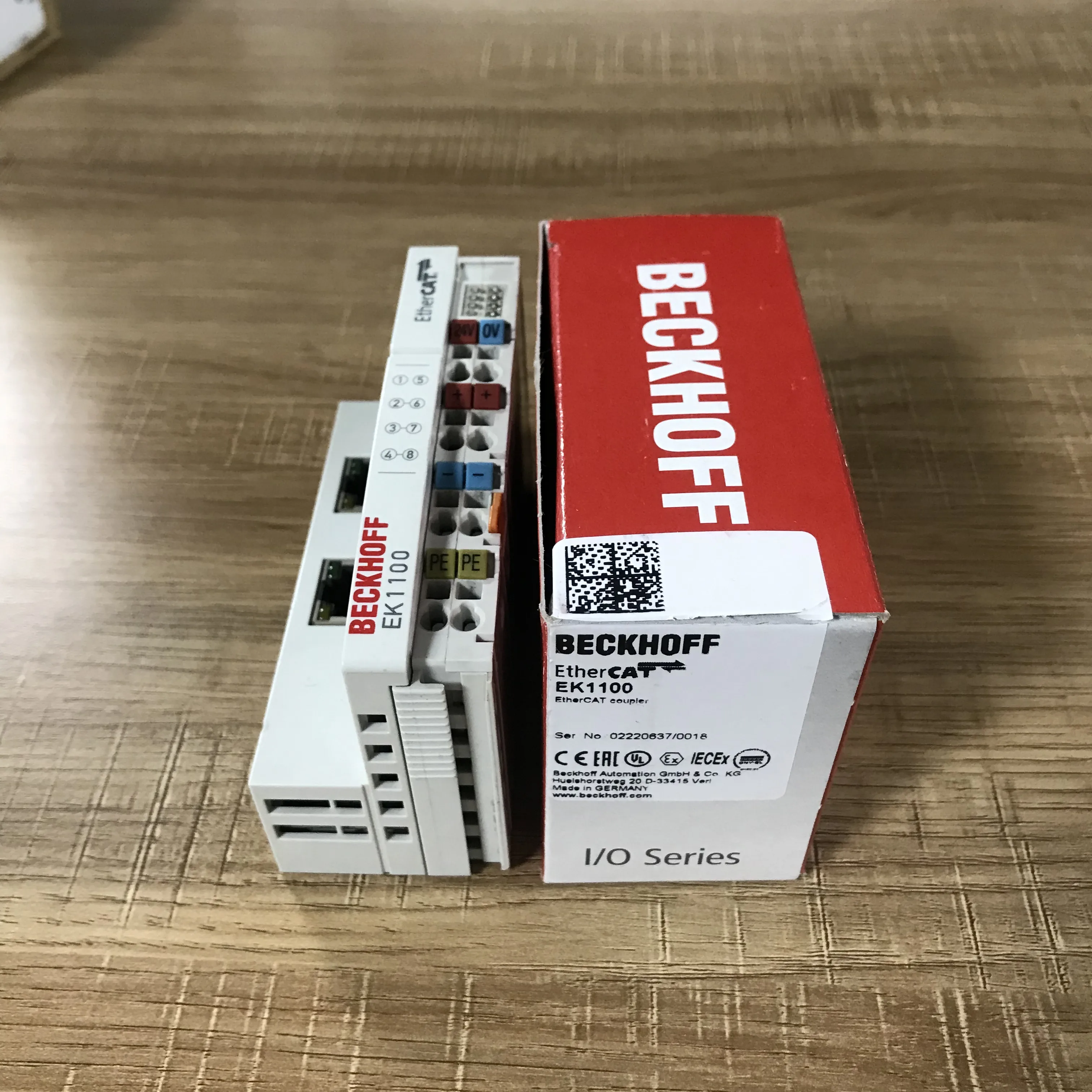 新品未開封 BECKHOFF EK1100 PLC イーサネット CAT カプラー PLC 