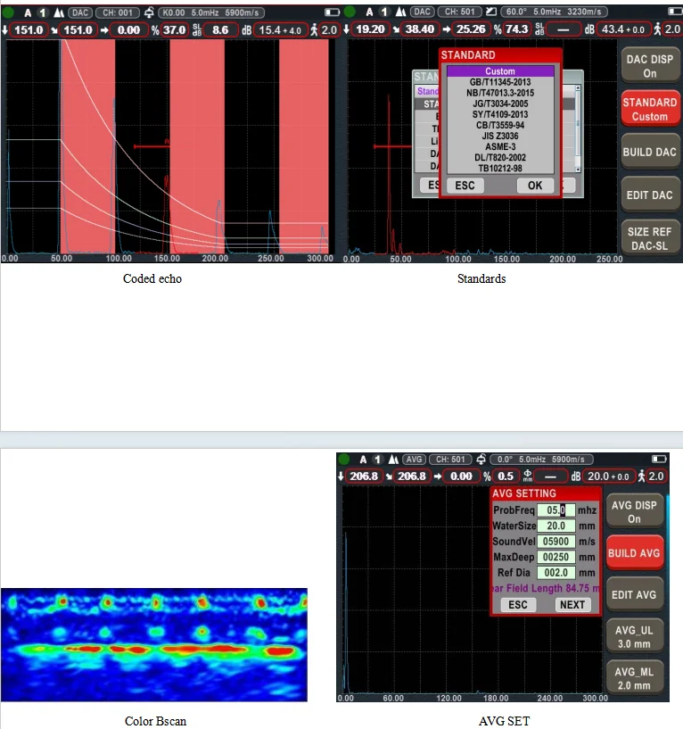 Automated Display Precise Flaw Location Flaw Detector Tfd810c
