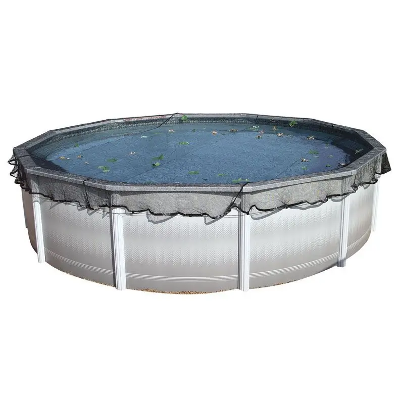 Durable PE Mesh Easy Roll-Up Leaf Net Cover Wholesale Price Protects Main Pool and Saves Cleaning Time manufacture