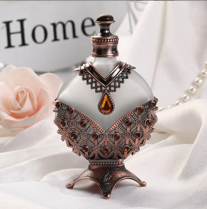 10ml 15ml 30ml High quality jewelry perfume metal bottle Dubai essence Vietnamese Arabic essential oil empty dropper bottles details