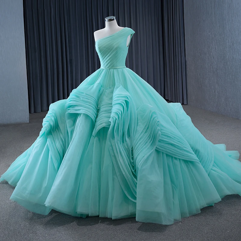 Ball Gown, Sage Green Sweet 16 Dress, Turquoise Elegant Gown Ball Gown, Sage Green Sweet 16 Dress, Turquoise Elegant Gown