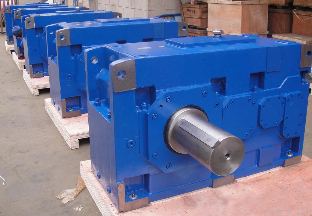 B Series Helical Bevel Gearbox Right Angle Industrial Gear Units