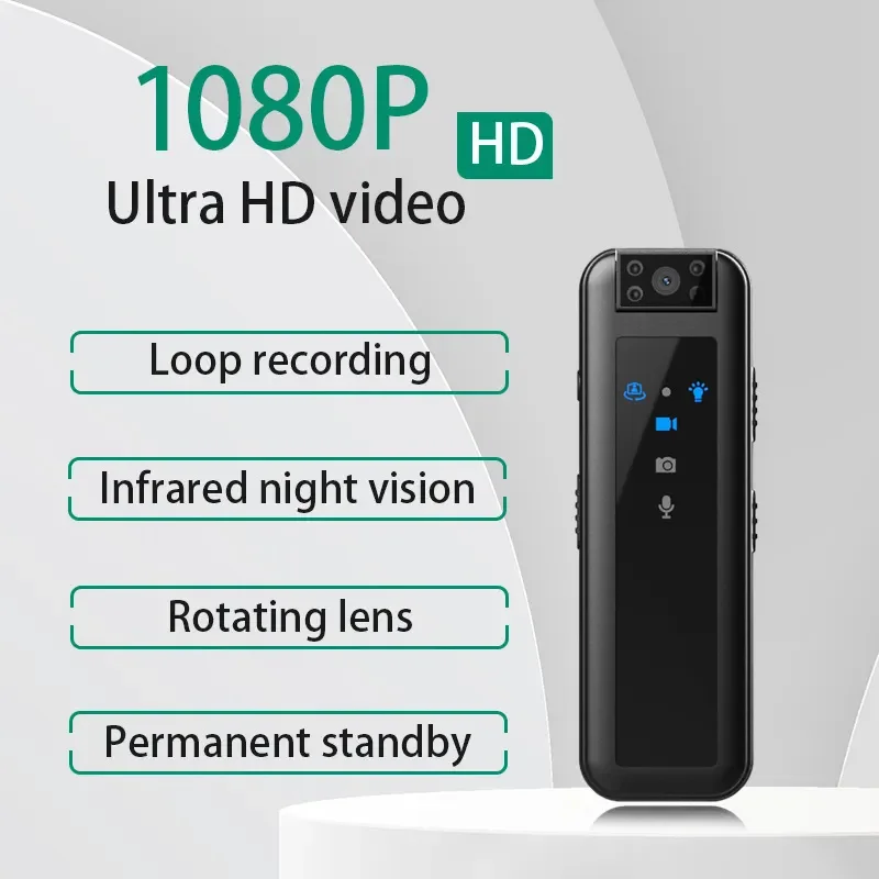CS07 Body cam mini video Camera Wearable Pocket Camcorders 1080P Portable Night Vision Body Camera