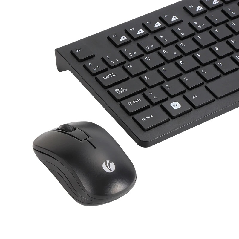 Big Discount Clean Stock Spanish Computer Wireless Keyboard Mouse Combo for Latin America