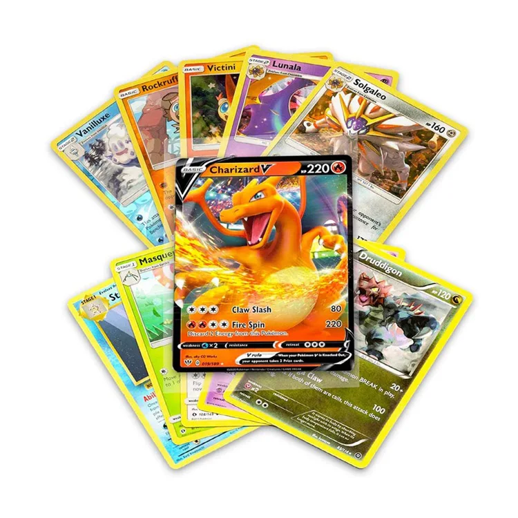 Japanese Rainbow Wholesale Cards 100pcs Mega Card Trading Card Game Packs English For Sale Buy