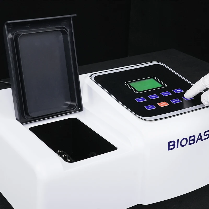 BIOBASE Single Beam 200-1020nm UV/Vis Spectrophotometer High-class Grating Portable Spectrophotometer  for Laboratory