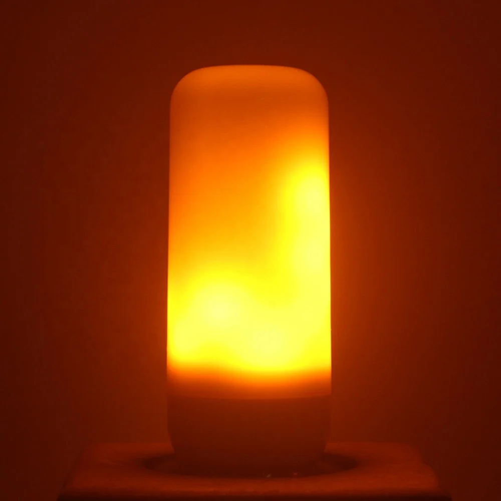 3W Blinking LED Flame Bulb E26 LED Bulb With Gravity Sensor Home Hotel Bar Party Decoration Flame Night Light Bulb