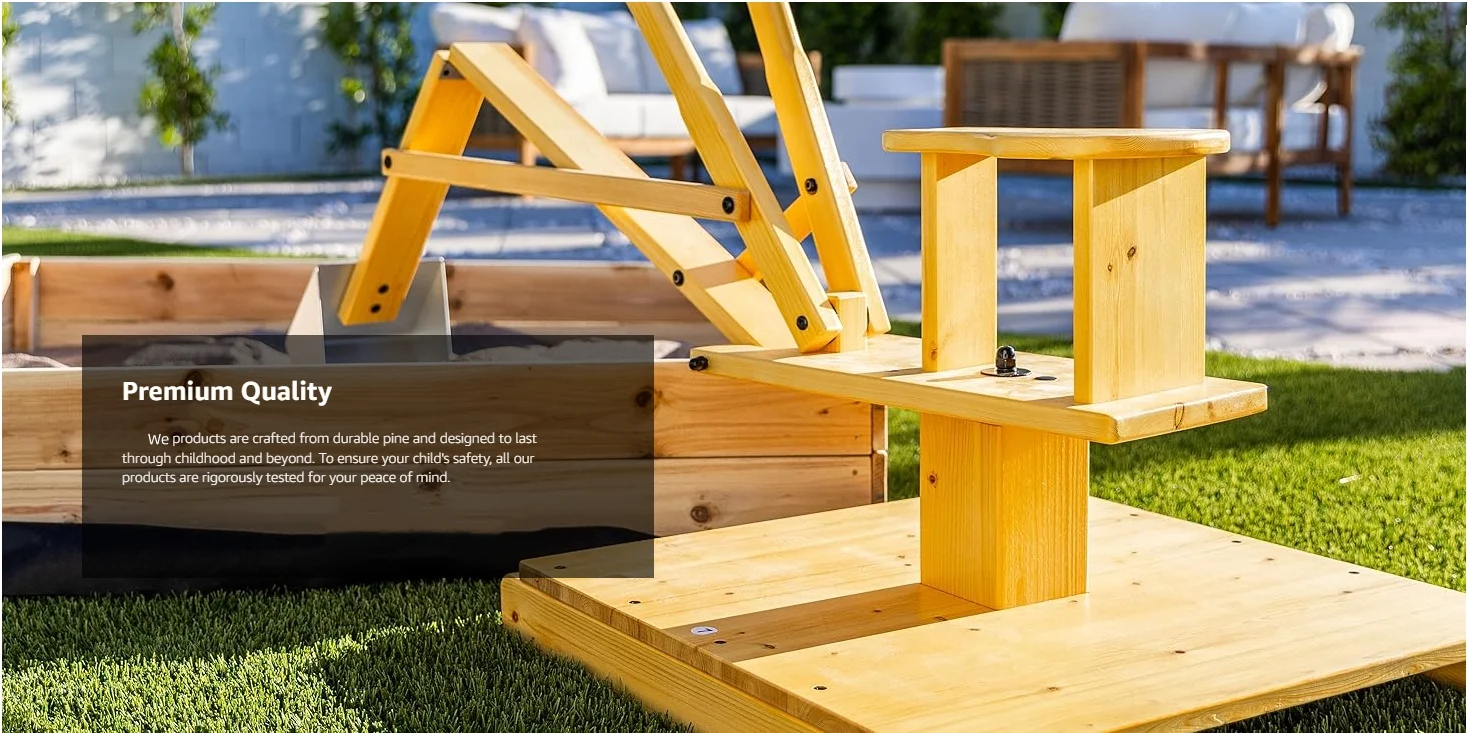 Kids Playground Equipment Wooden Sandbox Digging Toy with Working Crane ...