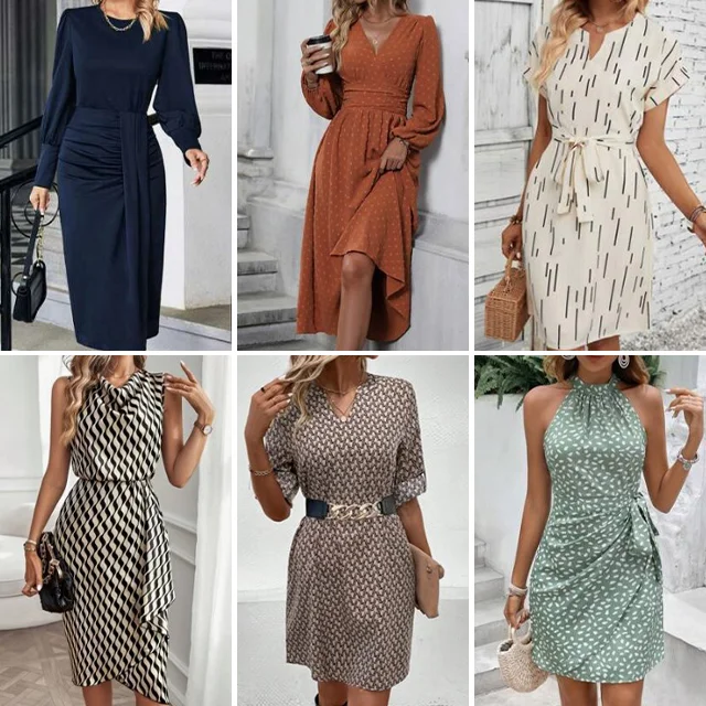 Women Casual Dress Stock Women's Clothing Clearance Women's Used
