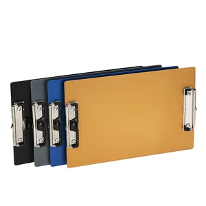 Durable A4 Metal Stainless Steel Hospital Aluminum Clipboards with 2 Clip for Office & School Use for File Organization