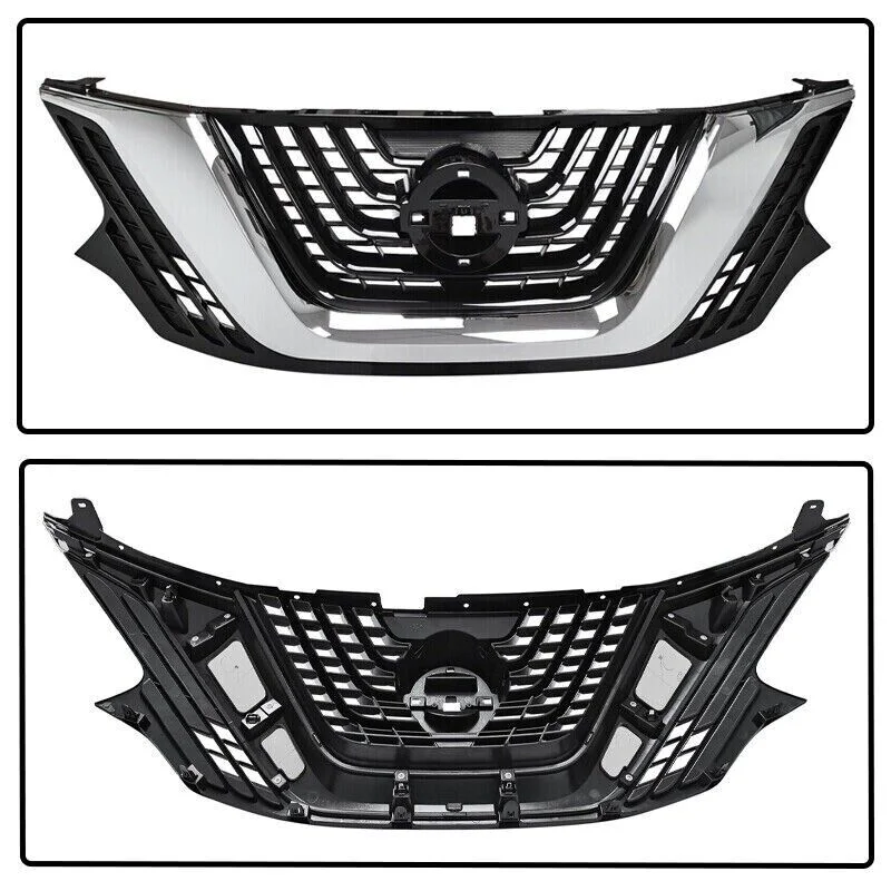  chrome trim bumper grille fit for 2015 2018 nissan murano-36