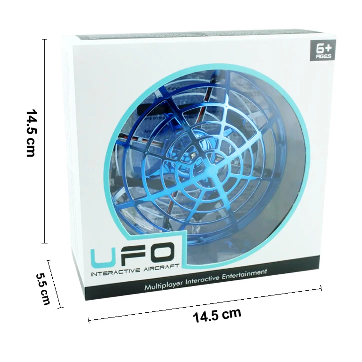 Игрушка Летающая с ручным управлением вращающаяся игрушка 360 светодиодная подсветка маленький домашний вертолет в форме НЛО игрушка-Дрон