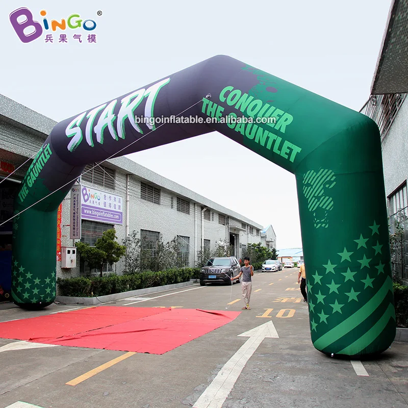 Bingo Customized Logo Inflatable Start and Finish Line Arches Outdoor Inflatable Sport Arch Gate for Events