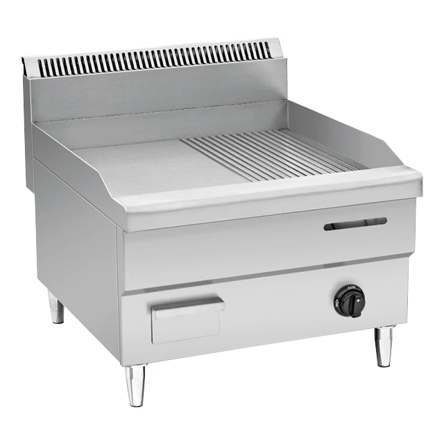 High Quality Large Size Restaurant Kitchen Equipment Commercial Stainless Steel Gas Teppanyaki