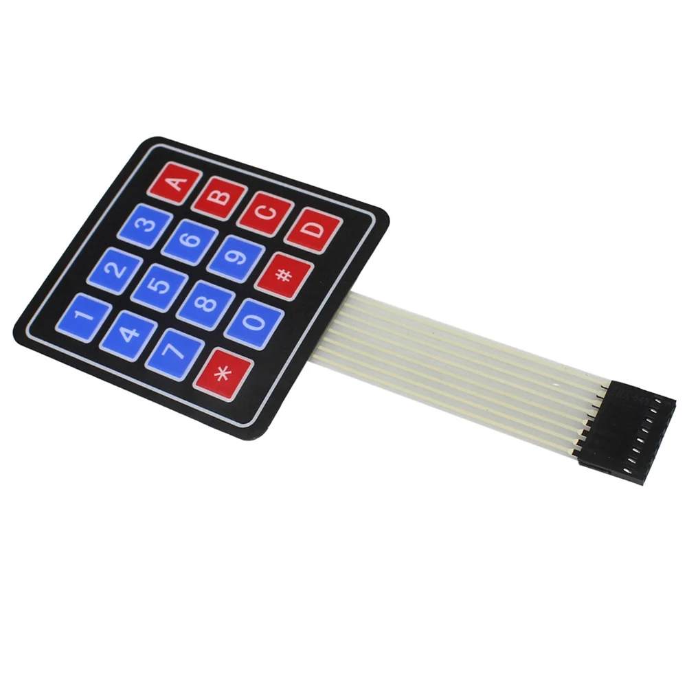 16 Key 4 X 4 Membrane Switch Keypad 4x4 4*4 Matrix Array Matrix Keyboard New