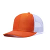 Malla naranja y blanca