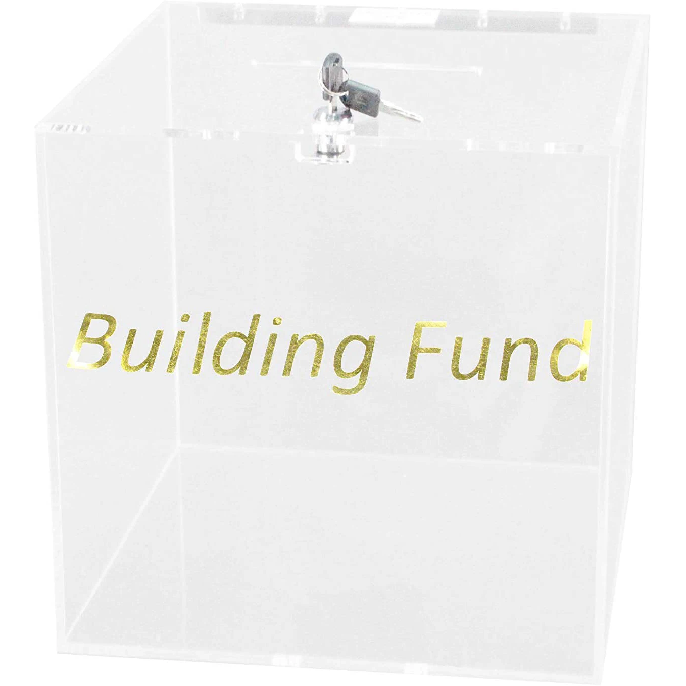 Custom Acrylic Tithing Offering Ballot Box - Secure & Stylish