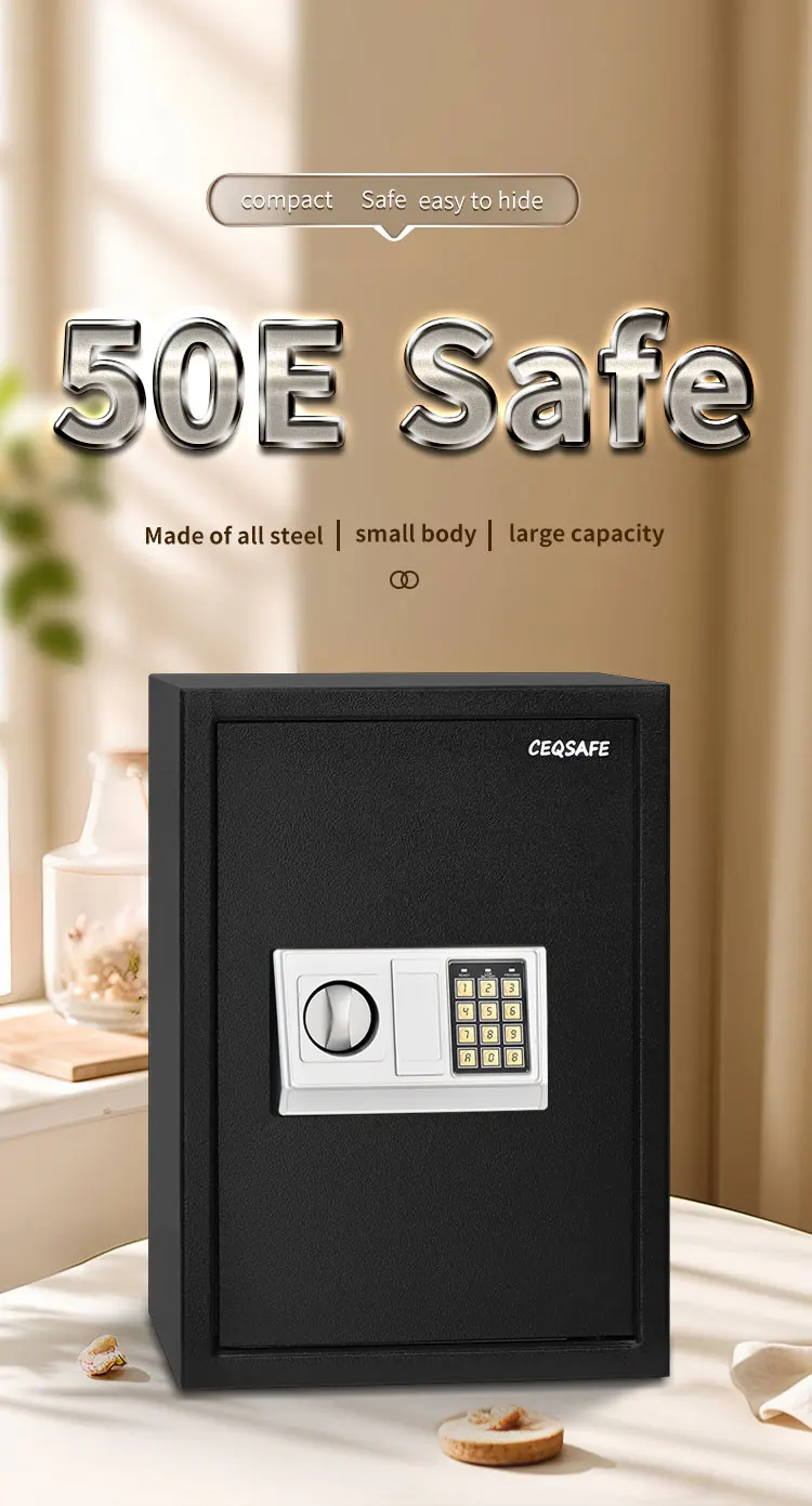 CEQSAFE High Quality Metal Door Lock Small Safe Home Electronic Safe Box manufacture