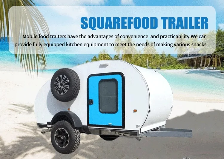 Custom Mini Off Road Teardrop Caravan Slide in Camper Van Trailers ...
