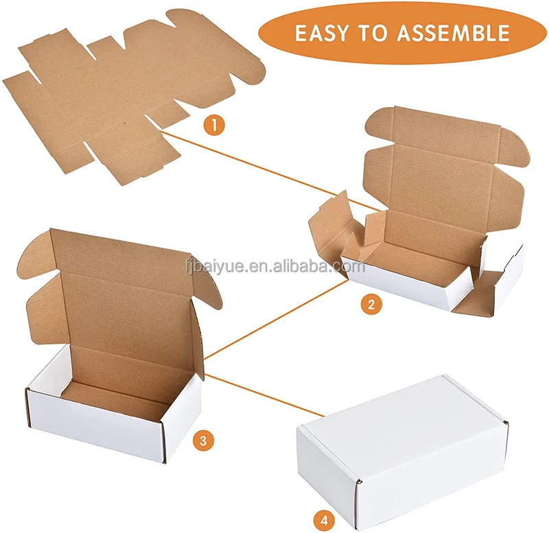 Wholesale Biodegradable Clothing Fold Corrugated Kraft Paper Box ...