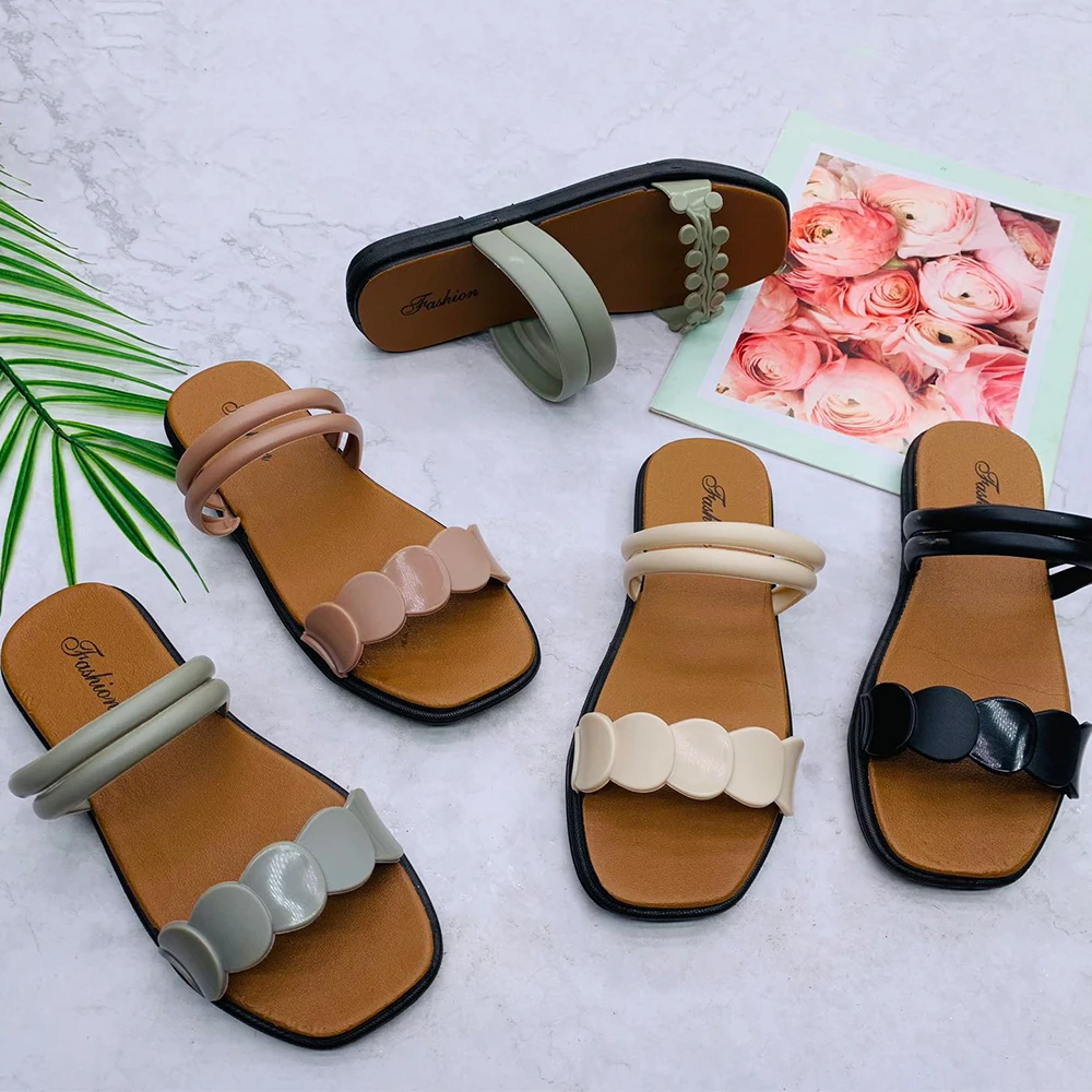 Factory Ladies Sandals New Design Latest Anti-slippery Chappal Sandal Slide Slipper for Girls