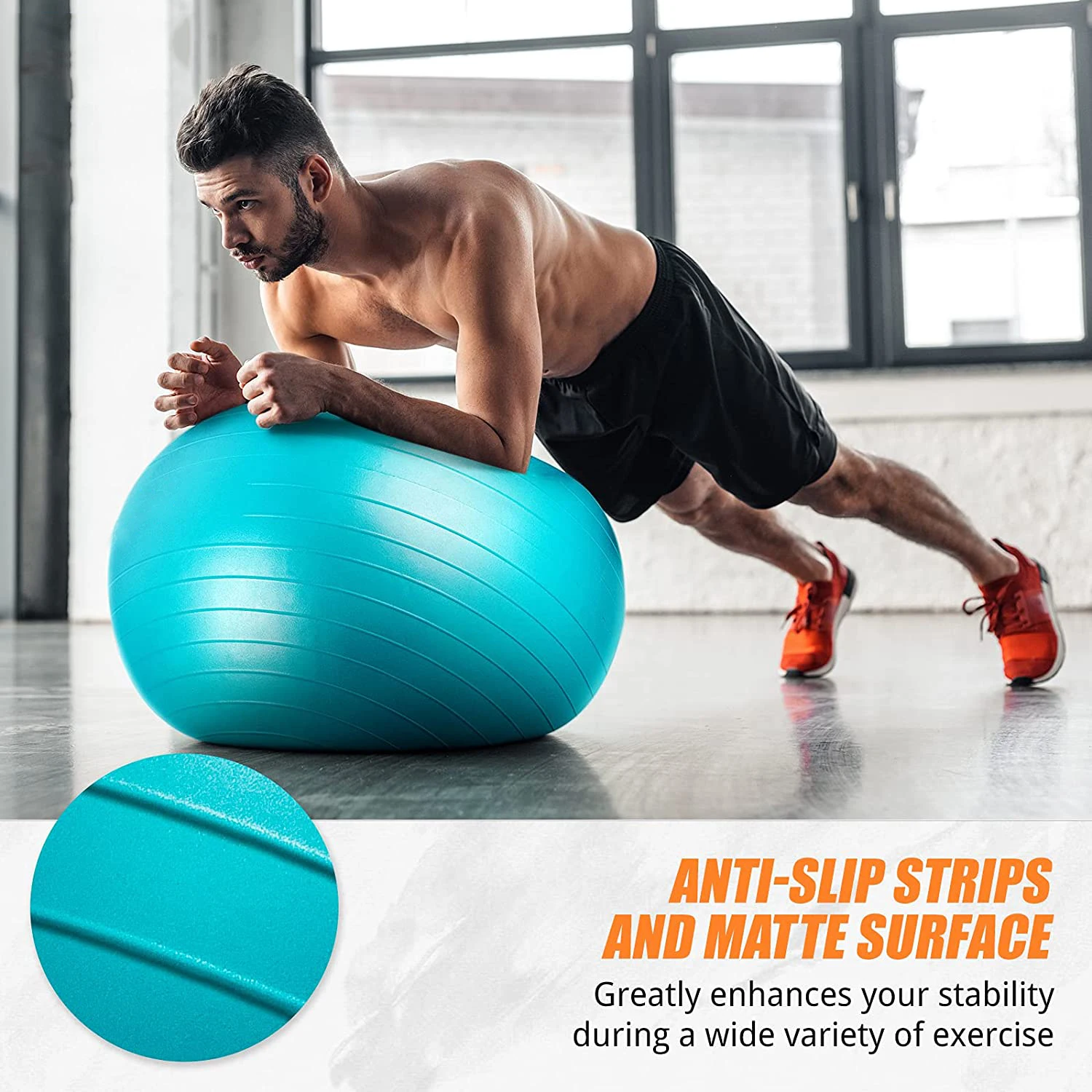 Custom Sized Gym Fitness Balance Exercise Ball Pvc Yoga Ball With Quick Pump Buy Exercise