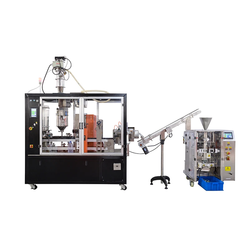 2021 г., завод Sunyi, лидер продаж, автоматическая машина для запечатывания капсул для кофе на одной полосе для Nespresso K-cup Dolce Gusto