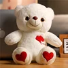 White with two hearts