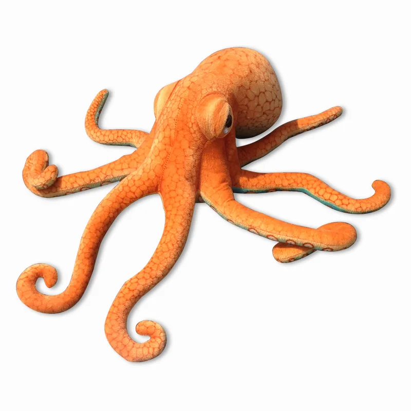 Realistic Sea Life Big and Small Two Size Octopus Plush Toy