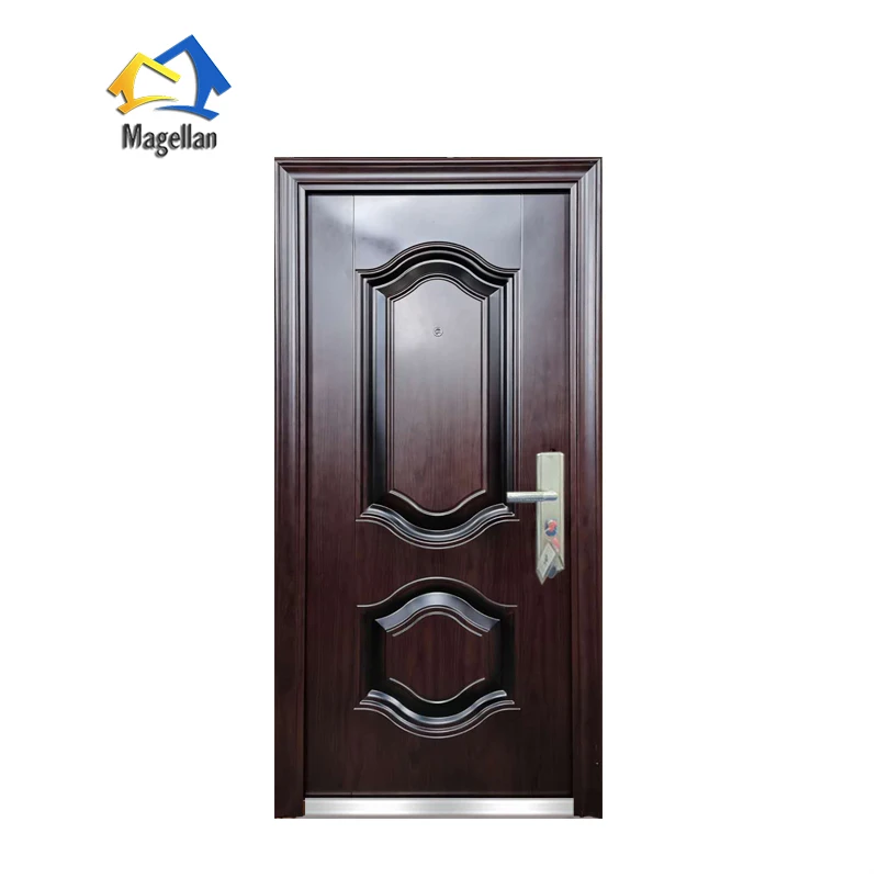 Apartment Main Gate Design Stainless Steel Door Security Cheapest Price of Steel Doors