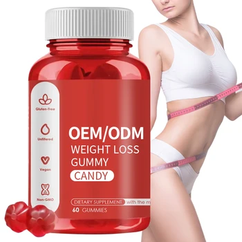 Best Selling Products 2023 OEM Private Label Slimming Candy Support Detox Natural Plant Extract High Quality Weight Loss Gummies