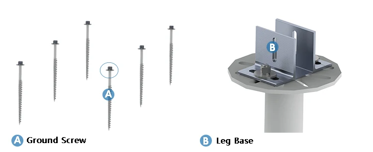 Солнечных местах монтажными решение дорожный стойки для солнечным энергоцентром