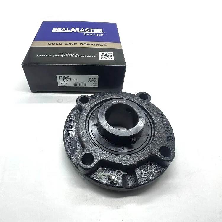 Sealmaster standard duty piloted flange cartridge SFC209 Bearings screw