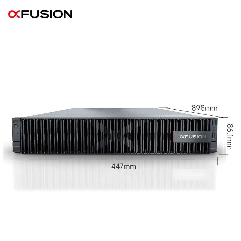 boîtier rack NAS XFusion 2488H V7, 2U / 1U, système informatique de stockage, châssis 4U, PC avec processeur Xeon, serveur Intel doté d’un GPU dédié pour l’IA, de capacités de stockage de données et d’une connectivité réseau à 10 Gbps