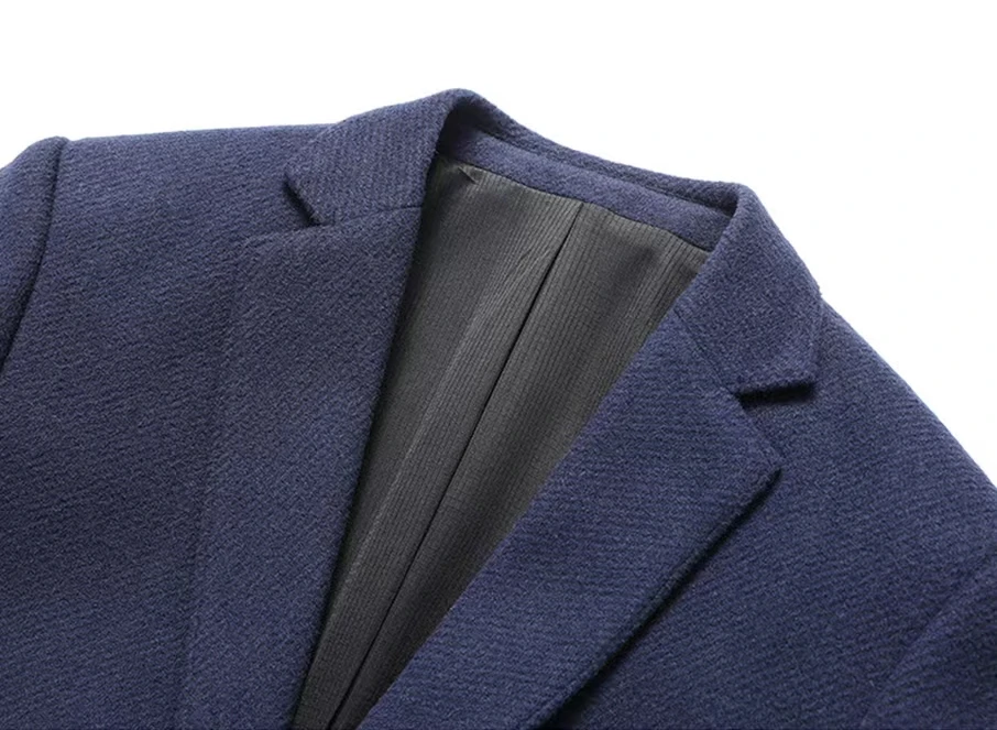 Casual Blazers Men Cashmere Coat British Stylish Vintage Male Business Jacket Handsome Trend Wool Overcoat_voghion.com