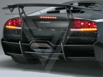 SV Style Carbon Fiber Rear Spoiler For Lambo Murcielago LP670-4