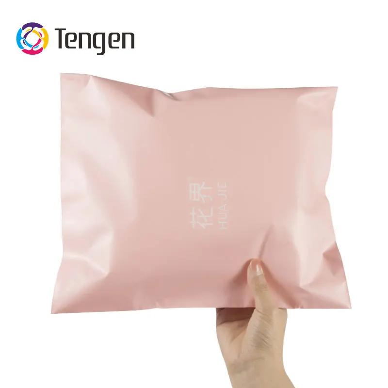 GRS Certified Custom Printed Poly Courier Pouch Mailers Waterproof Eco Friendly Packaging Thank You Mailing Bag