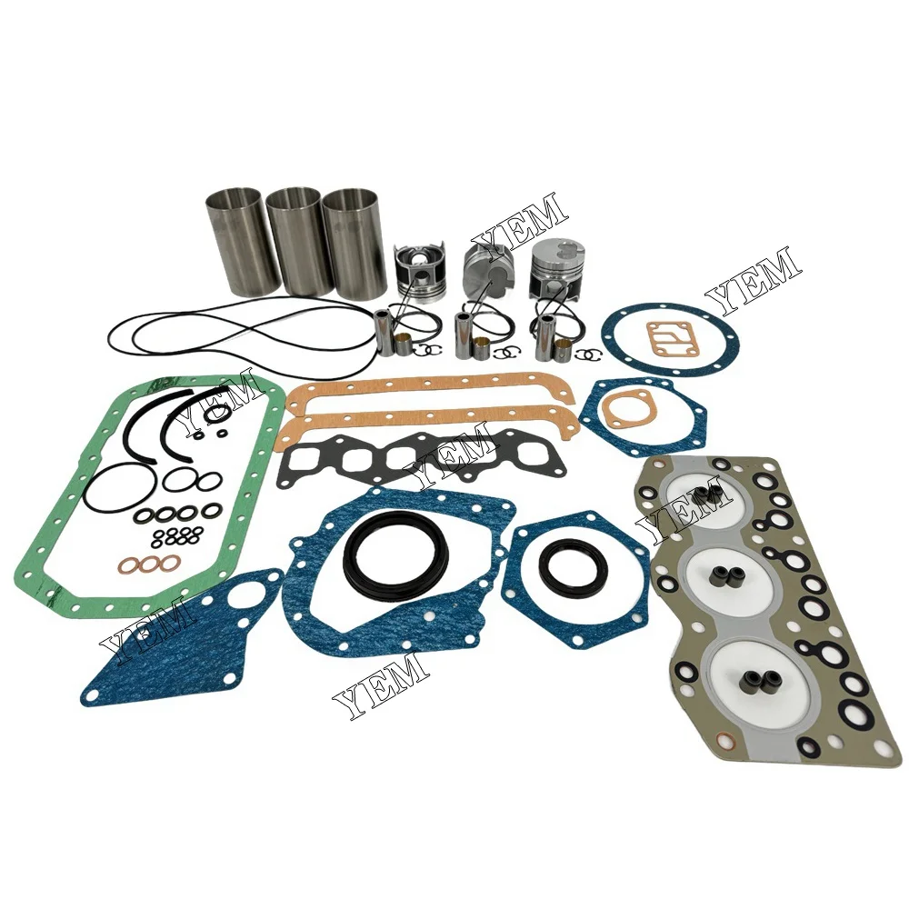 Repair Kit 3AE1 Cylinder Liner Kit With Gasket Set for Isuzu 4