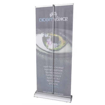 Roll Up Banner Stand Backdrop Display With Fabric