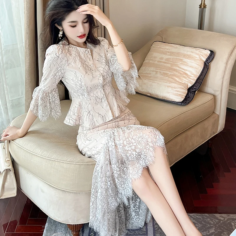 ZYHT 70047 Women Retro Style Floral Elegant Long Mermaid Skirt ZYHT 70047 Women Retro Style Floral Elegant Long Mermaid Skirt