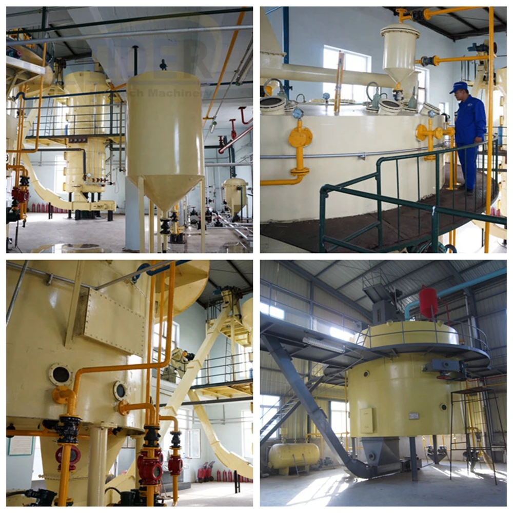 100tpd Automatic Rice Bran Oil Production Machine Line Soybean Oil Solvent Extraction Making 6917