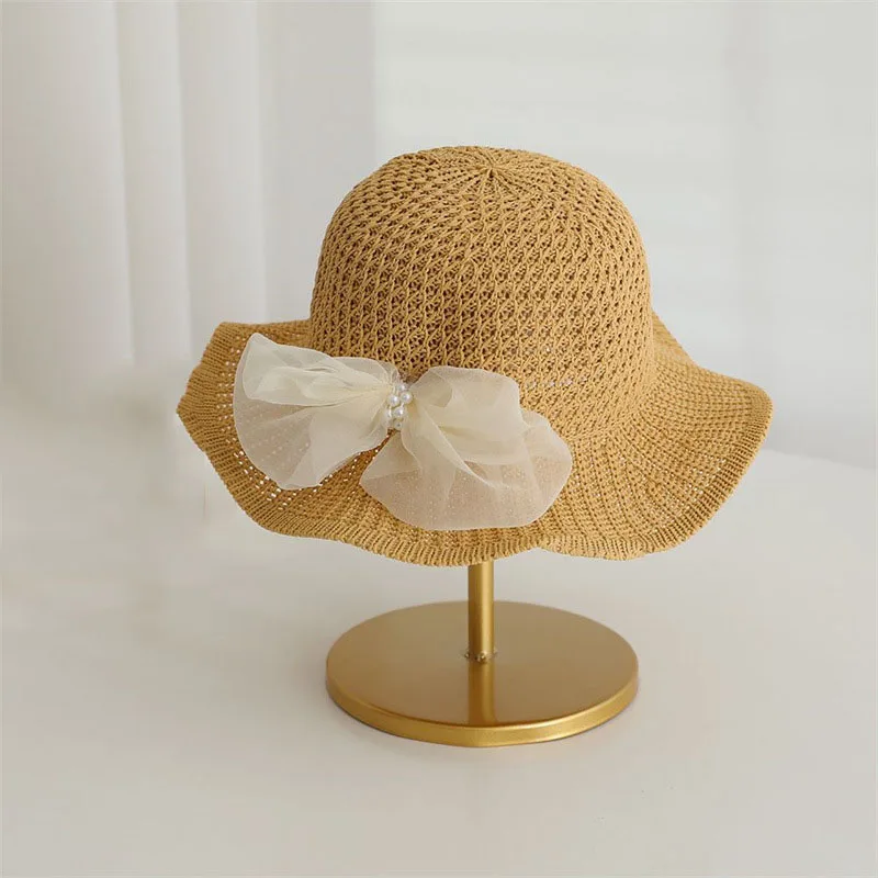 Соломенная шляпа для девочек
