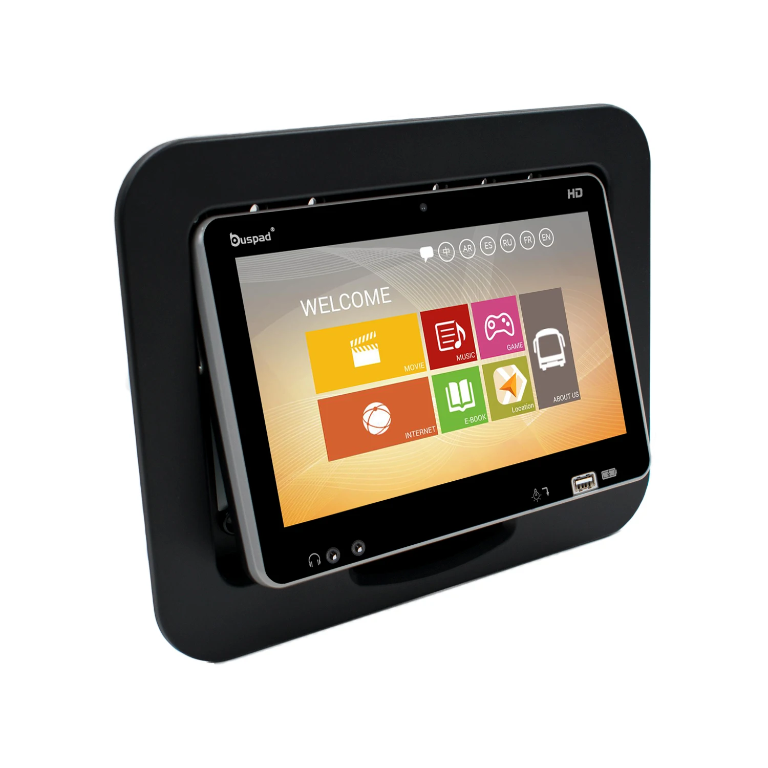10" VOD Infotainment System with Wifi/Bluetooth/Touchscreen for Bus/Coach/Train