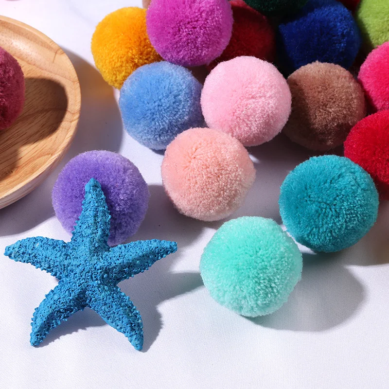  Cabilock 5 Pompom Balls Kids Crafts Mini Toy Kids Decor Pom  Poms Balls Pom Pom Puff Balls Small Pom Poms for Crafts Craft Pom Poms  Assorted Sizes Bulk Wreath Felt Accessories