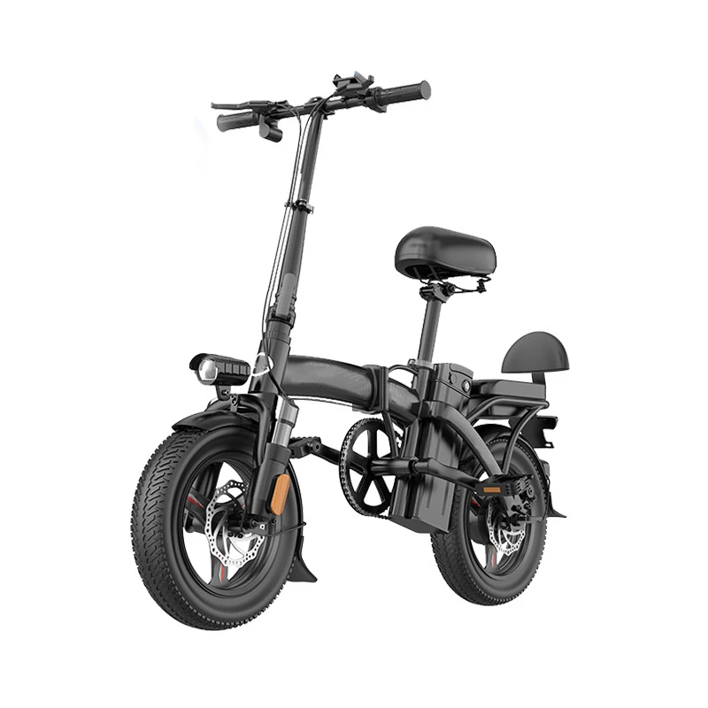 Mini bicicleta eléctrica plegable de 14 pulgadas, EBike plegable