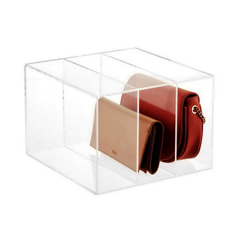 Acrylic Clear Compartment Storage Box / Small