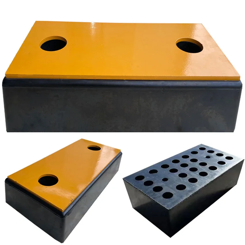 Steel Face Molded  Rubber Dock  Leveler Bumper supplier