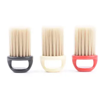 Wholesale Professional Salon Beard Brush round Shape Plastic Handle Soft Nylon Hairbrush for Men for Barber Shops